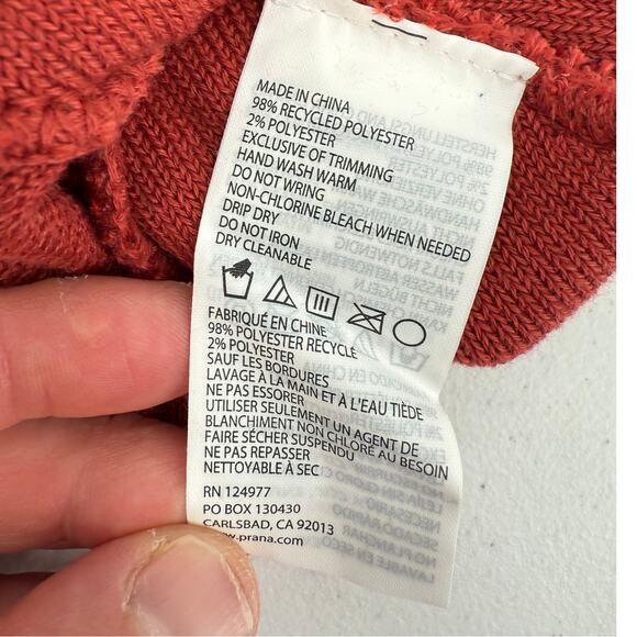 NWT prAna Flip It Beanie Hat, Unisex, One Size, Rust Red, 1972991 - Picture 4 of 4